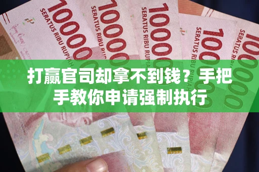 济南打赢官司却拿不到钱？手把手教你申请强制执行