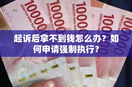 济南起诉后拿不到钱怎么办？如何申请强制执行？