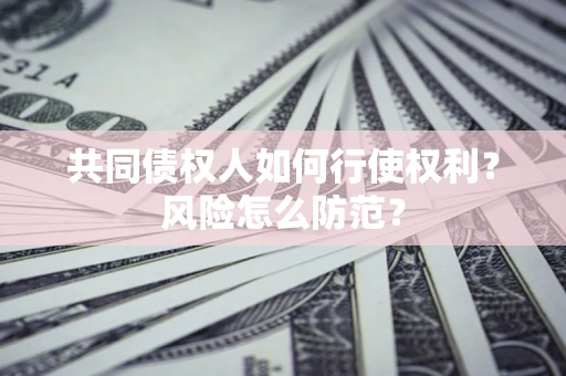 济南共同债权人如何行使权利？风险怎么防范？