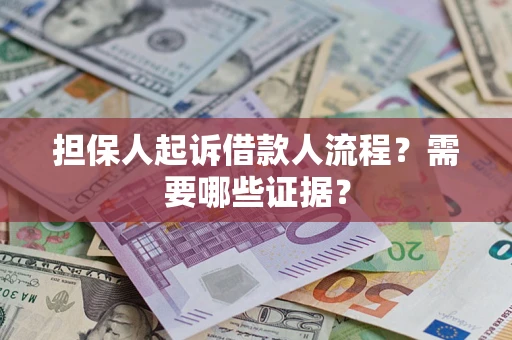 济南担保人起诉借款人流程？需要哪些证据？